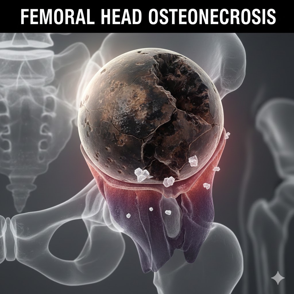 سیاه شدن سر استخوان ران به چه معنا است؟