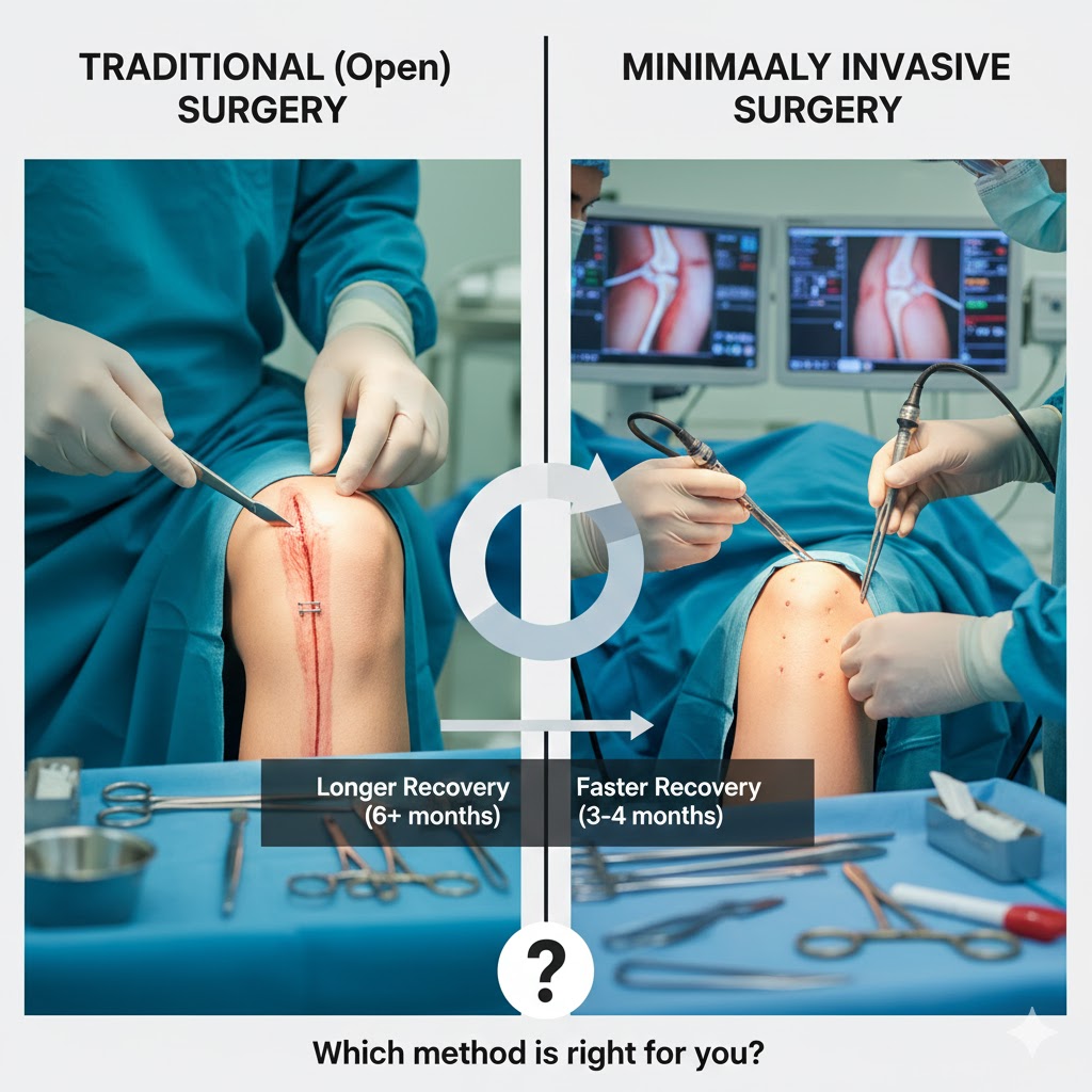 مقایسه روش های جراحی تعویض مفصل زانو