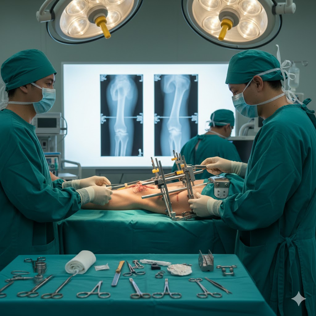 برای جراحی شکستگی تنه ران در بالغین چه روش هایی وجود دارد؟