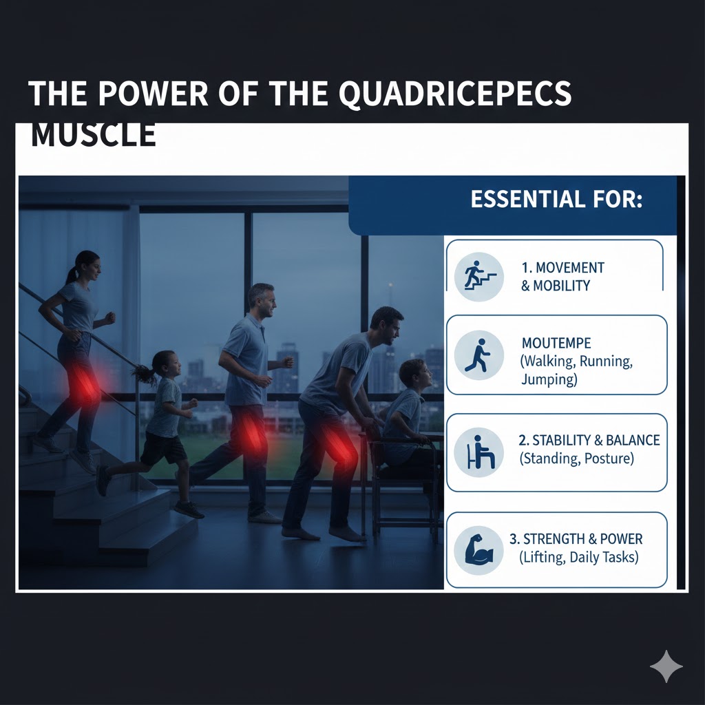 نقش عضله چهارسر در زندگی