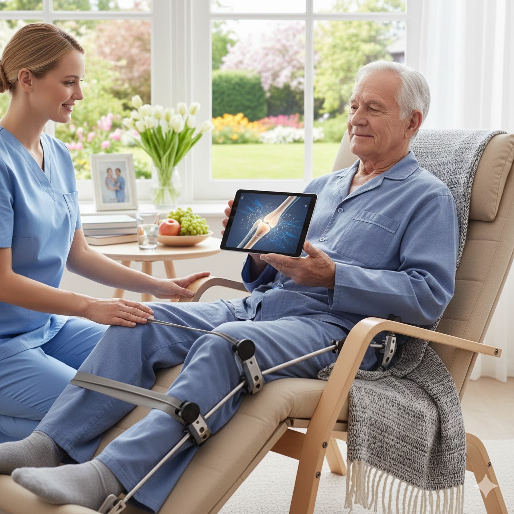 درمان شکستگی گردن فمور در فرد مسن