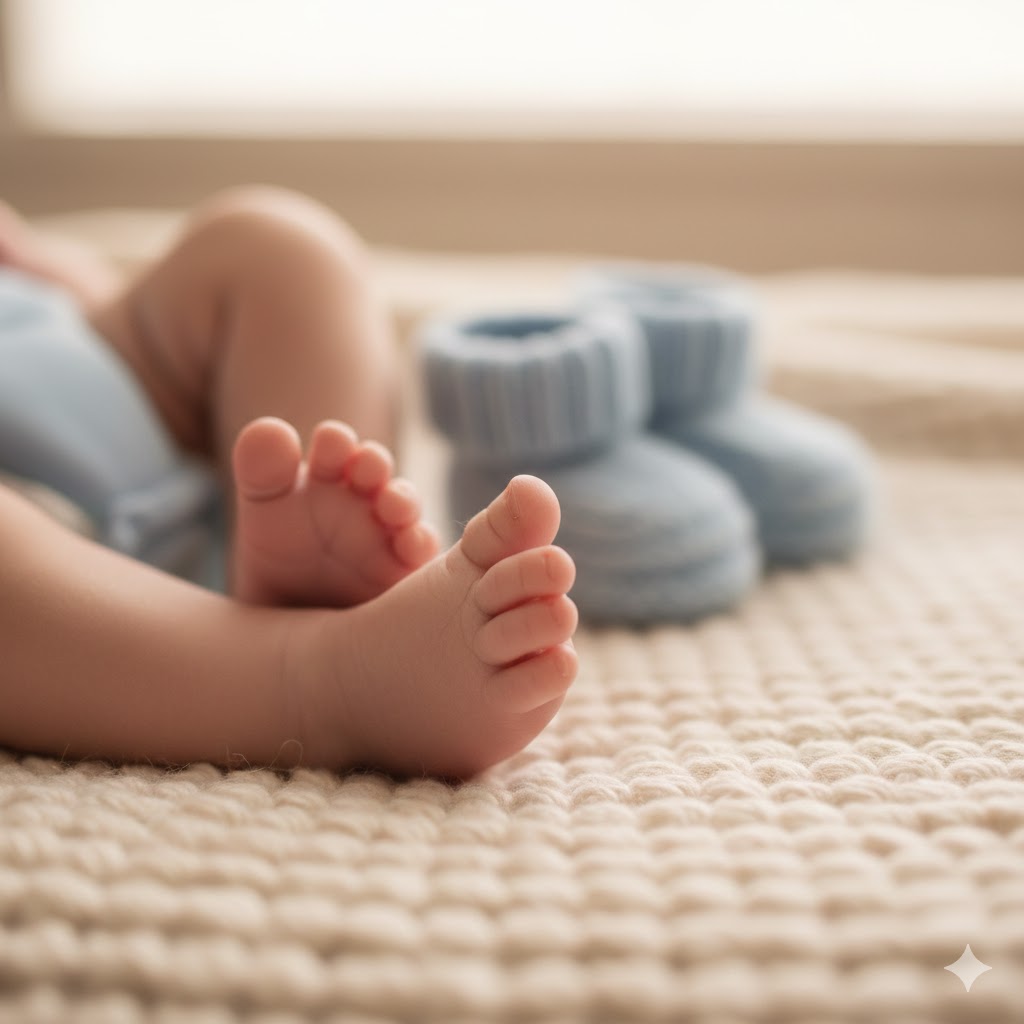صافی کف پا در نوزادان