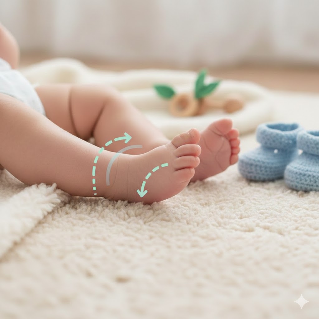 صافی کف پا در نوزادان