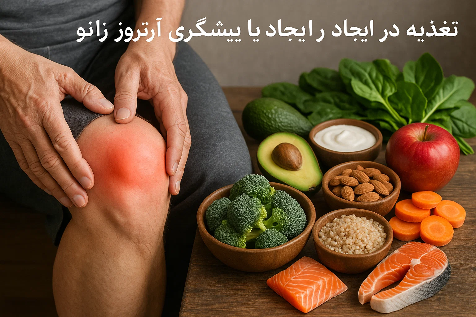 نقش تغذیه در ایجاد یا پیشگیری آرتروز زانو
