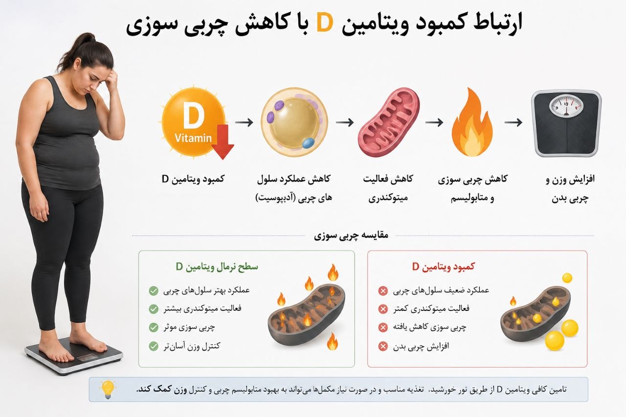 کاهش ویتامین دی