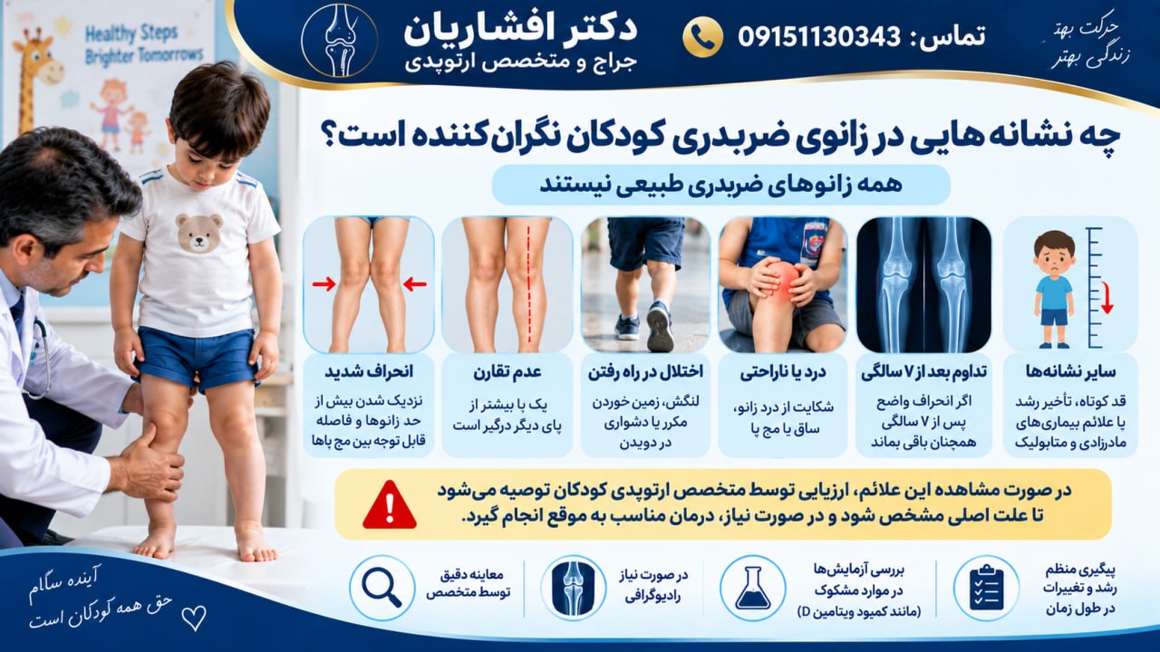زانوی ضربدری در کودکان